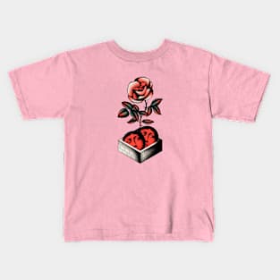 flower face tattoo Kids T-Shirt